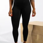 Czarne legginsy sportowe „Sweet”