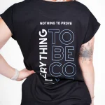 Rolled tee Vikings black “Everything to become”