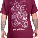 Herren-T-Shirt „Maroon Dragon Resolve“