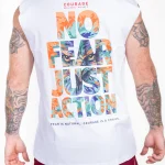 Sleeveless T-shirt  White Falcon Action