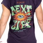 Rolled-T-Shirt für Damen Purple Night Next Step