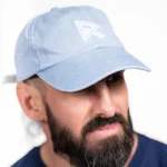 Vintage-Kappe in Hellblau