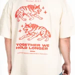 Oversize-T-Shirt „Heavy Sand“ von The Pack