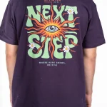 Camiseta oversize  Purple Night Next step