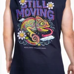 Camisola sem mangas Navy Chameleon Move