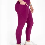 Leggings mit Tasche in Fuchsia