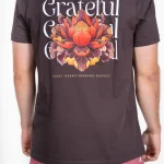Herren-T-Shirt „Brown Golden Lotus“