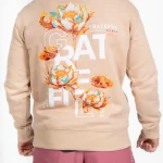 Hoodie mixte bio Desert Sand Grateful