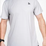 T-shirt Homme Light Grey "Run N' More"